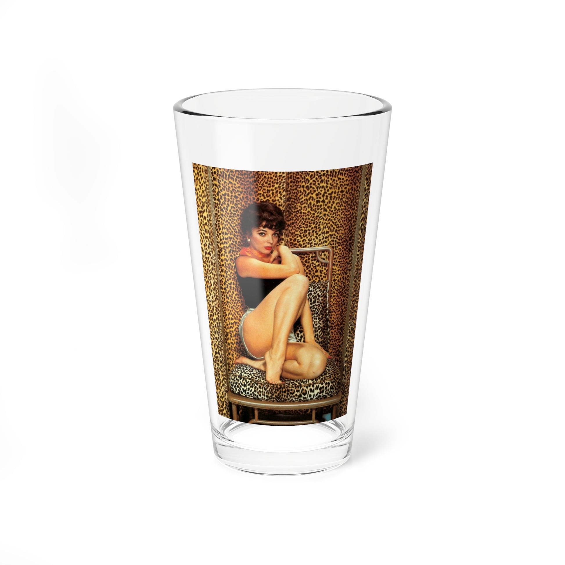 Joan Collins #78 (Vintage Female Icon) Pint Glass 16oz-16oz-Go Mug Yourself