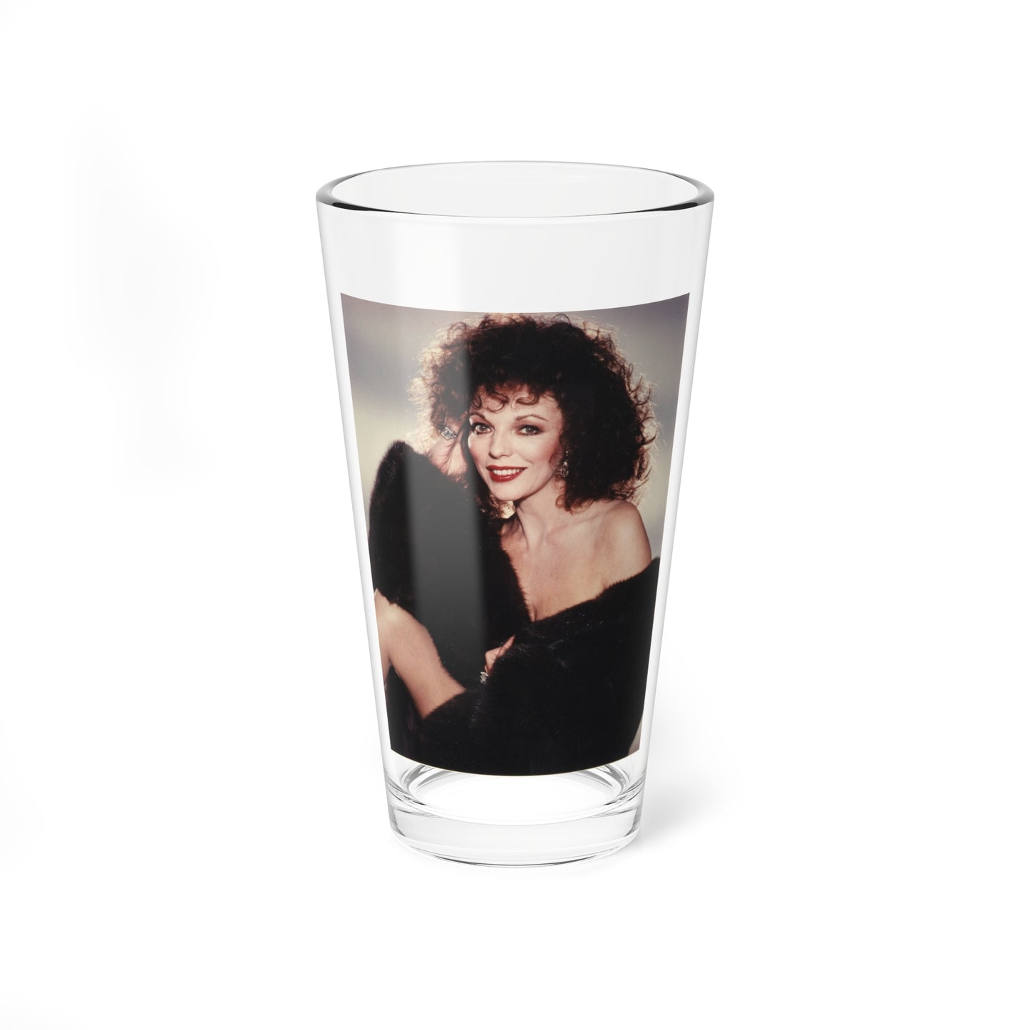 Joan Collins #89 (Vintage Female Icon) Pint Glass 16oz-16oz-Go Mug Yourself