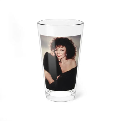 Joan Collins #89 (Vintage Female Icon) Pint Glass 16oz 16oz - Go Mug Yourself