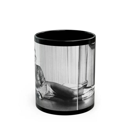 Joan Collins #98 (Vintage Female Icon) Black Coffee Mug 11oz - Go Mug Yourself