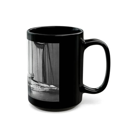 Joan Collins #98 (Vintage Female Icon) Black Coffee Mug - Go Mug Yourself