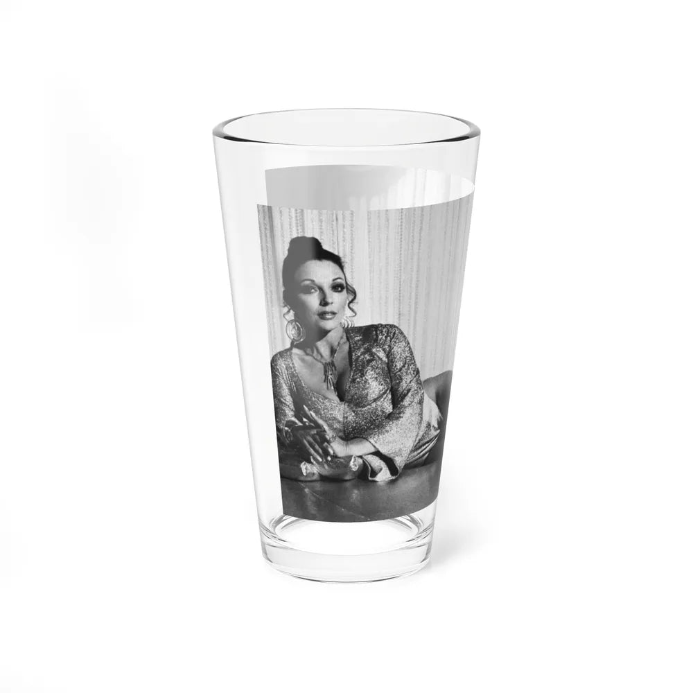 Joan Collins #98 (Vintage Female Icon) Pint Glass 16oz - Go Mug Yourself