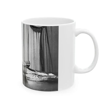 Joan Collins #98 (Vintage Female Icon) White Coffee Mug - Go Mug Yourself