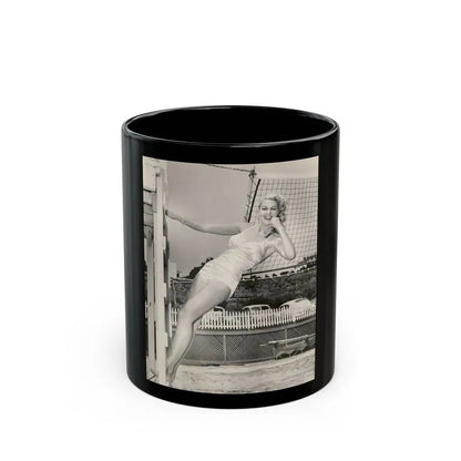Joan Shawlee #01 (Vintage Female Icon) Black Coffee Mug 11oz - Go Mug Yourself