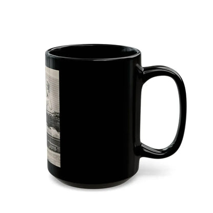 Joan Shawlee #01 (Vintage Female Icon) Black Coffee Mug - Go Mug Yourself