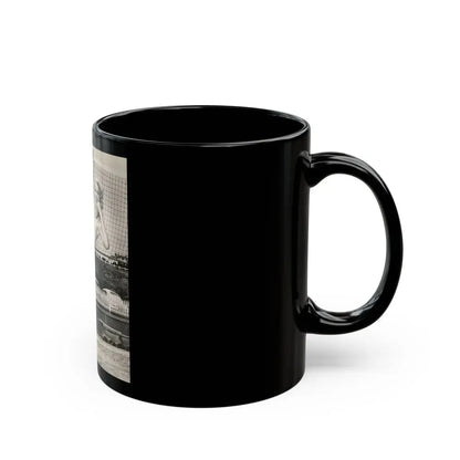 Joan Shawlee #01 (Vintage Female Icon) Black Coffee Mug - Go Mug Yourself