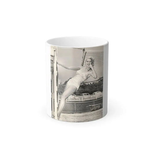 Joan Shawlee #01 (Vintage Female Icon) Color Changing Coffee Mug 11oz - Go Mug Yourself