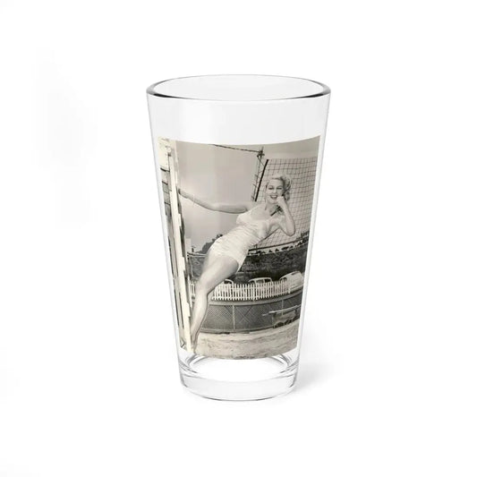 Joan Shawlee #01 (Vintage Female Icon) Pint Glass 16oz 16oz - Go Mug Yourself