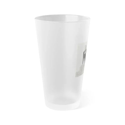 Joan Shawlee #04 (Vintage Female Icon) Frosted Pint Glass 16oz - Go Mug Yourself