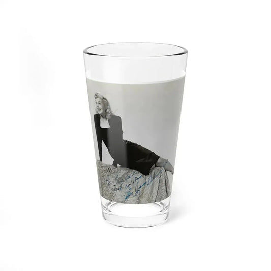 Joan Shawlee #04 (Vintage Female Icon) Pint Glass 16oz 16oz - Go Mug Yourself