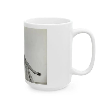 Joan Shawlee #04 (Vintage Female Icon) White Coffee Mug - Go Mug Yourself