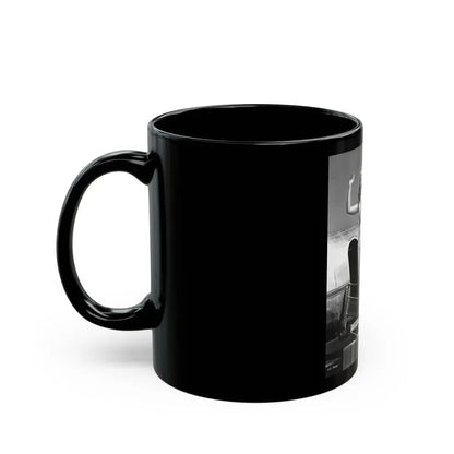 Joan Shawlee #05 (Vintage Female Icon) Black Coffee Mug - Go Mug Yourself