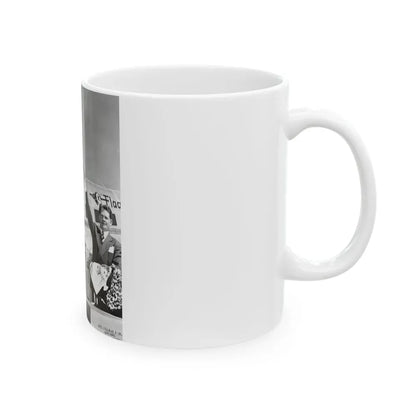Joan Shawlee #05 (Vintage Female Icon) White Coffee Mug - Go Mug Yourself