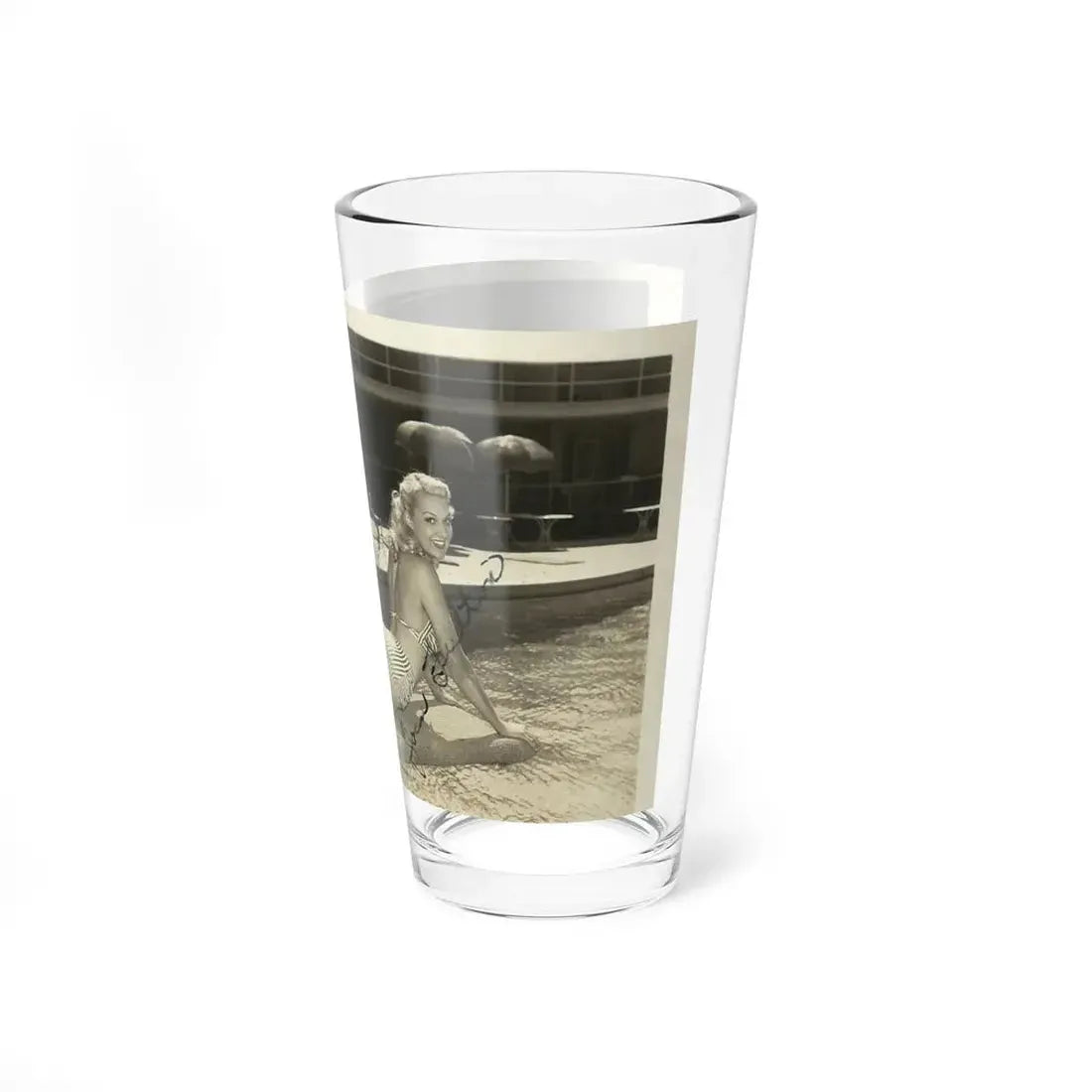 Joan Shawlee #07 (Vintage Female Icon) Pint Glass 16oz - Go Mug Yourself