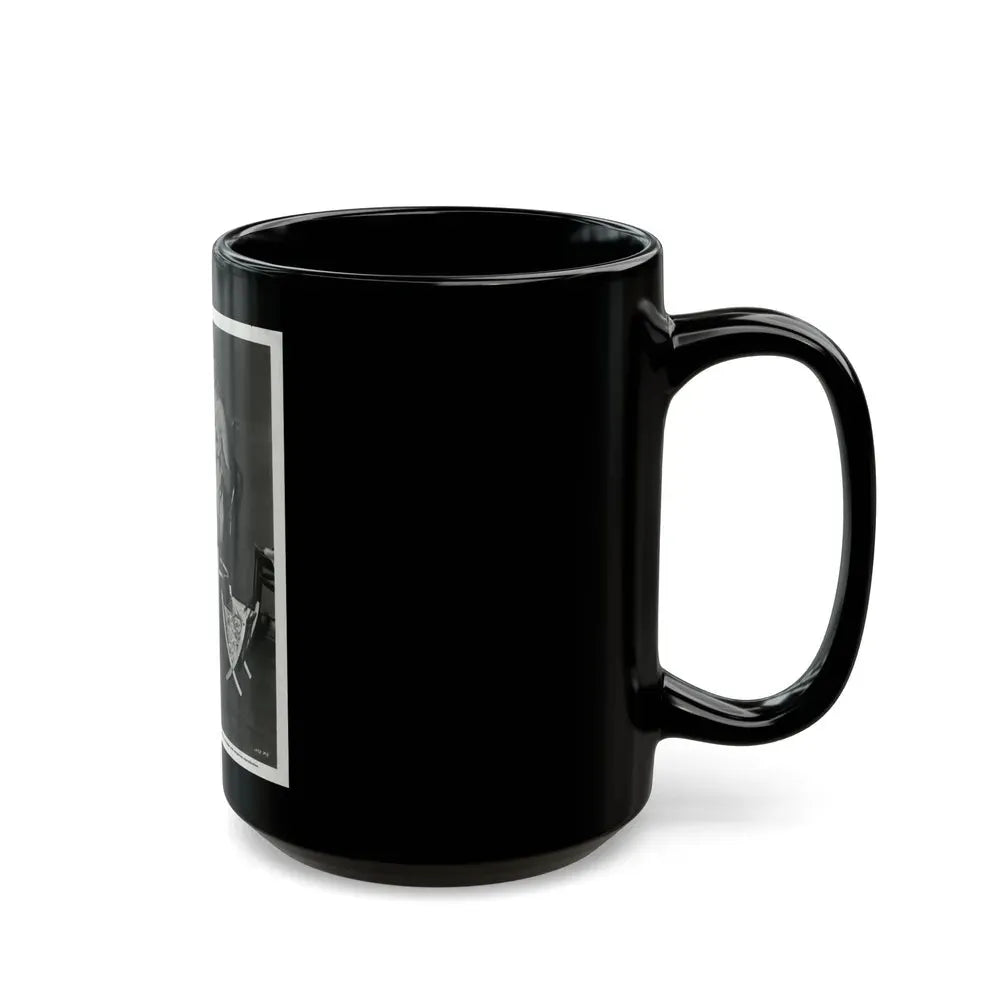 Joan Shawlee #09 (Vintage Female Icon) Black Coffee Mug - Go Mug Yourself