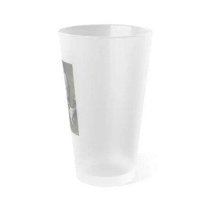 Joan Shawlee #09 (Vintage Female Icon) Frosted Pint Glass 16oz - Go Mug Yourself
