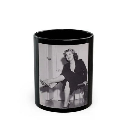 Joan Shawlee #10 (Vintage Female Icon) Black Coffee Mug 11oz - Go Mug Yourself