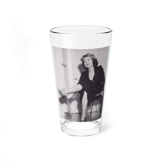 Joan Shawlee #10 (Vintage Female Icon) Pint Glass 16oz 16oz - Go Mug Yourself