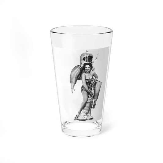 Joan Shawlee #13 (Vintage Female Icon) Pint Glass 16oz 16oz - Go Mug Yourself