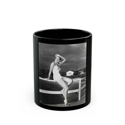 Joan Shawlee #17 (Vintage Female Icon) Black Coffee Mug 11oz - Go Mug Yourself