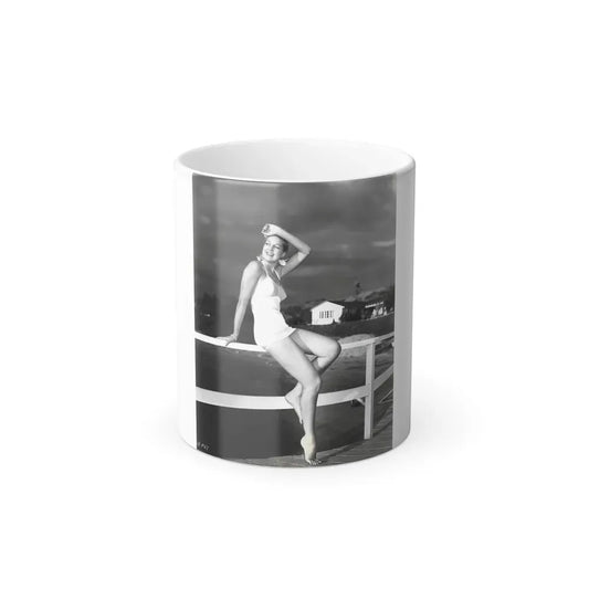 Joan Shawlee #17 (Vintage Female Icon) Color Changing Coffee Mug 11oz - Go Mug Yourself