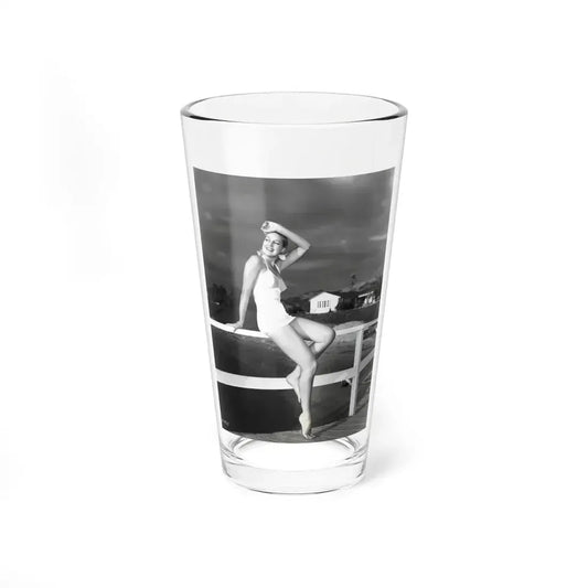Joan Shawlee #17 (Vintage Female Icon) Pint Glass 16oz 16oz - Go Mug Yourself