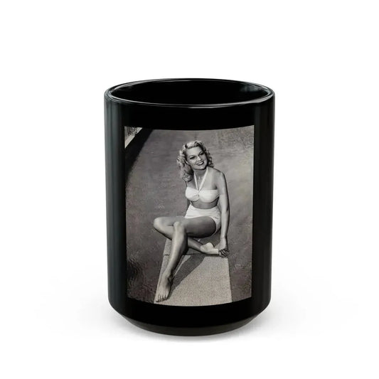 Joan Shawlee #25 (Vintage Female Icon) Black Coffee Mug 15oz - Go Mug Yourself
