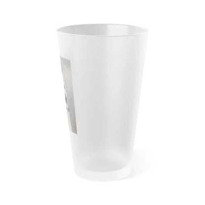 Joan Shawlee #25 (Vintage Female Icon) Frosted Pint Glass 16oz - Go Mug Yourself