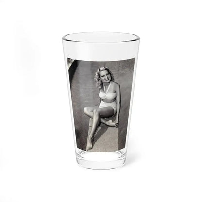 Joan Shawlee #25 (Vintage Female Icon) Pint Glass 16oz 16oz - Go Mug Yourself