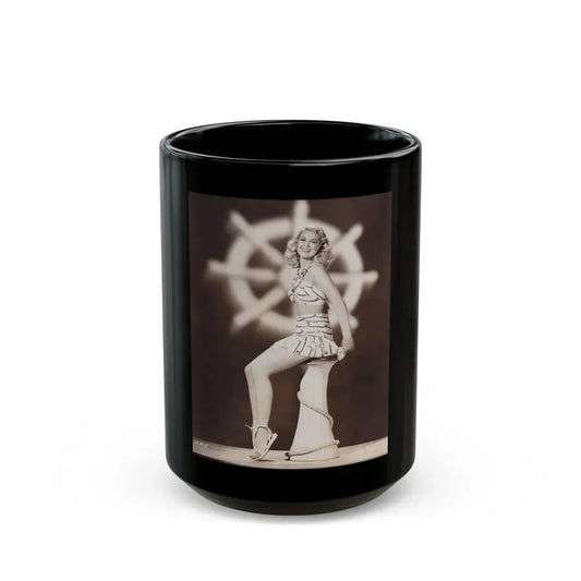 Joan Shawlee #29 (Vintage Female Icon) Black Coffee Mug 15oz - Go Mug Yourself