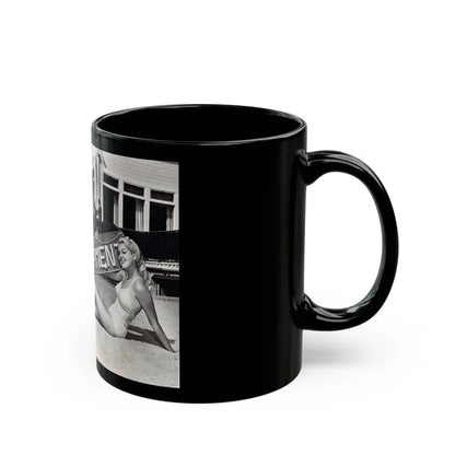 Joan Shawlee #30 (Vintage Female Icon) Black Coffee Mug - Go Mug Yourself