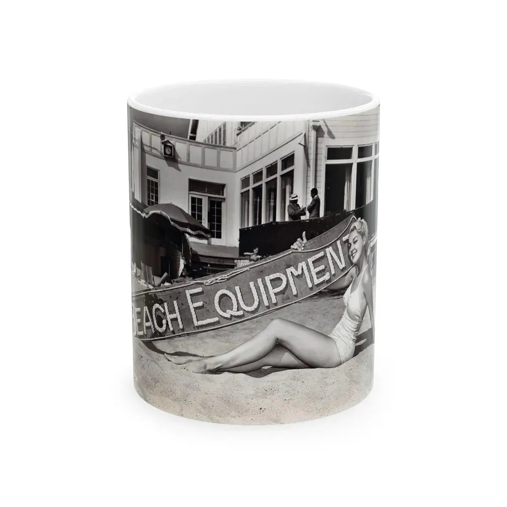 Joan Shawlee #30 (Vintage Female Icon) White Coffee Mug 11oz - Go Mug Yourself