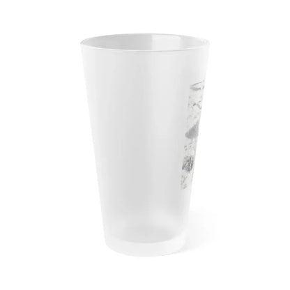 Joan Shawlee #31 (Vintage Female Icon) Frosted Pint Glass 16oz - Go Mug Yourself