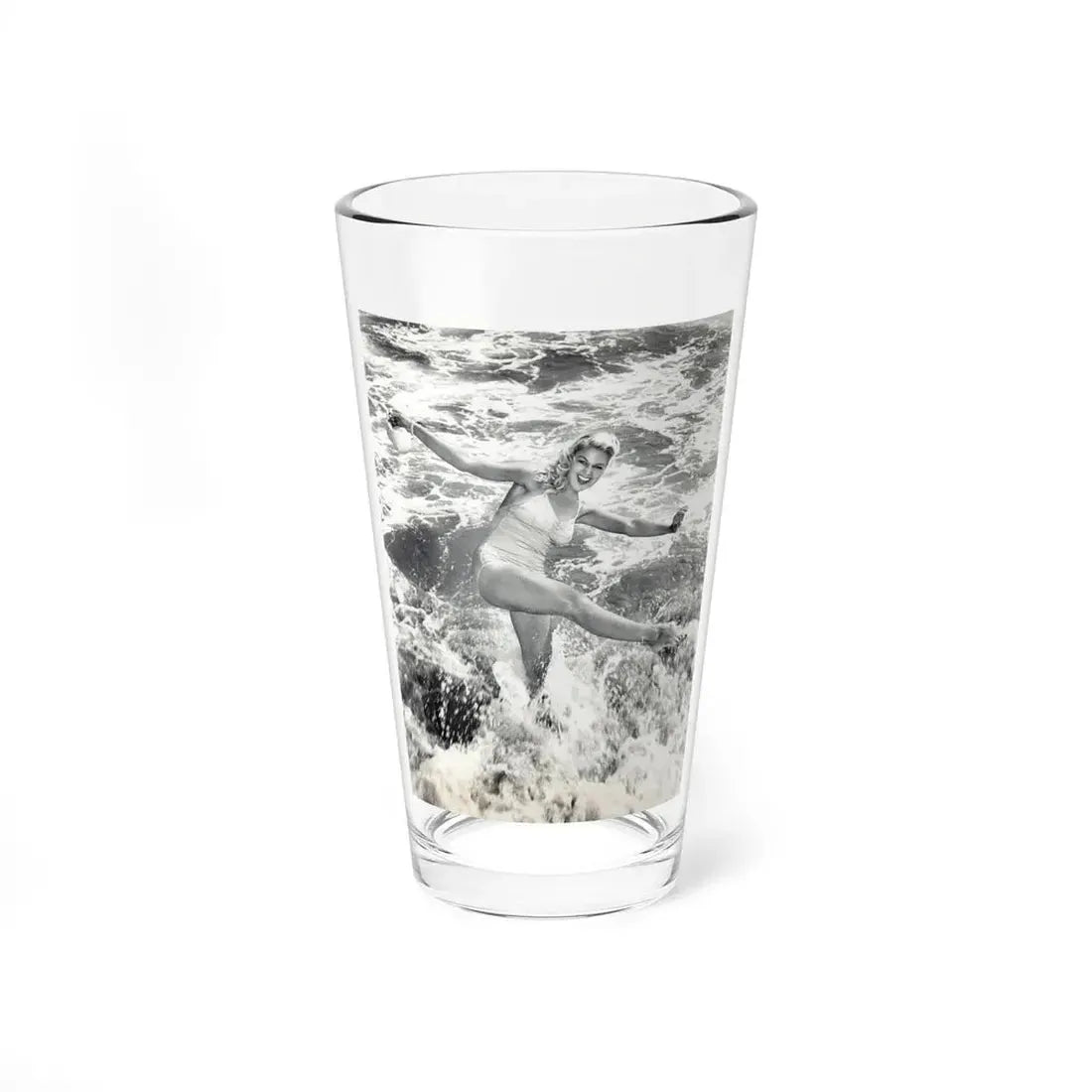 Joan Shawlee #31 (Vintage Female Icon) Pint Glass 16oz 16oz - Go Mug Yourself