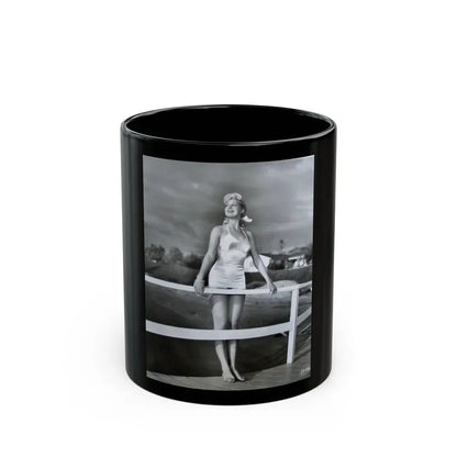 Joan Shawlee #32 (Vintage Female Icon) Black Coffee Mug 11oz - Go Mug Yourself