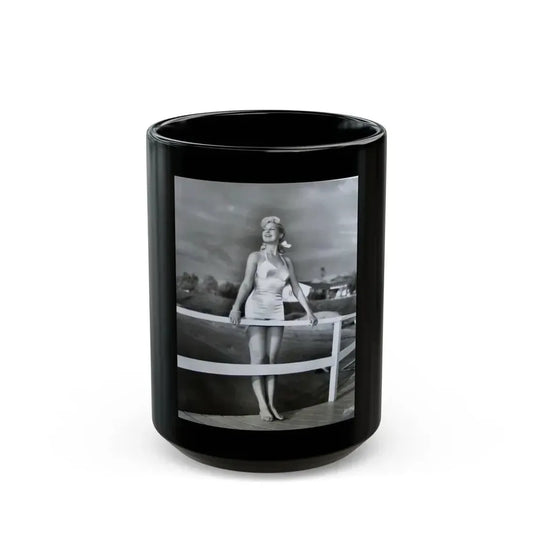 Joan Shawlee #32 (Vintage Female Icon) Black Coffee Mug 15oz - Go Mug Yourself