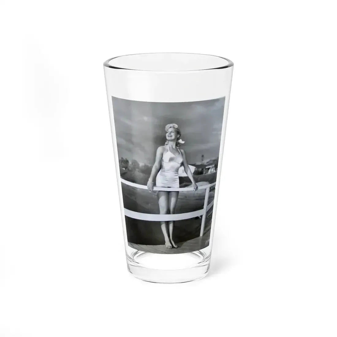 Joan Shawlee #32 (Vintage Female Icon) Pint Glass 16oz 16oz - Go Mug Yourself