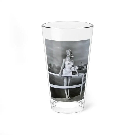 Joan Shawlee #32 (Vintage Female Icon) Pint Glass 16oz 16oz - Go Mug Yourself