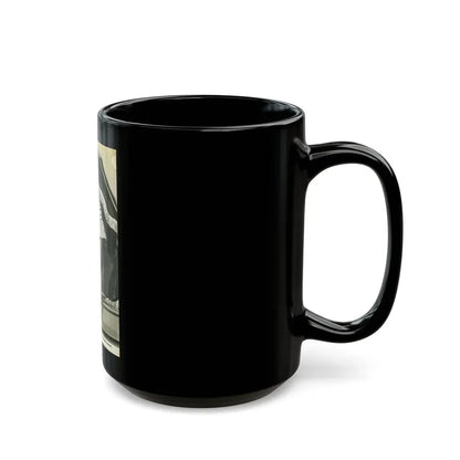 Joan Shawlee #45 (Vintage Female Icon) Black Coffee Mug - Go Mug Yourself