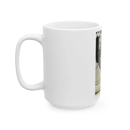 Joan Shawlee #45 (Vintage Female Icon) White Coffee Mug - Go Mug Yourself