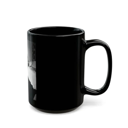 Joan Taylor #08 (Vintage Female Icon) Black Coffee Mug - Go Mug Yourself