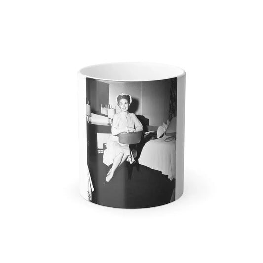 Joan Taylor #08 (Vintage Female Icon) Color Changing Coffee Mug 11oz - Go Mug Yourself