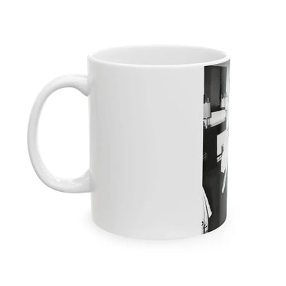 Joan Taylor #08 (Vintage Female Icon) White Coffee Mug - Go Mug Yourself