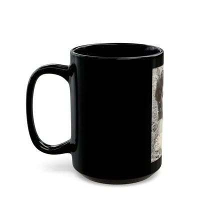 Joan Taylor #18 (Vintage Female Icon) Black Coffee Mug - Go Mug Yourself