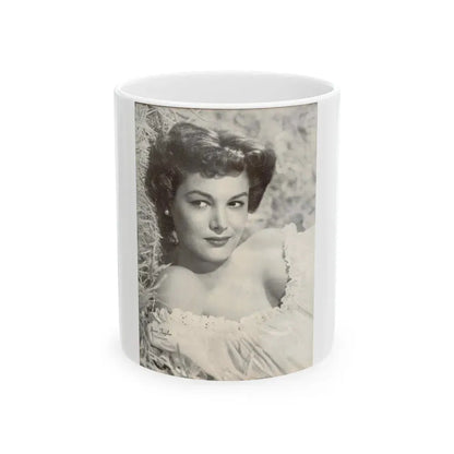 Joan Taylor #18 (Vintage Female Icon) White Coffee Mug 11oz - Go Mug Yourself