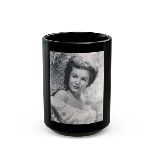 Joan Taylor #19 (Vintage Female Icon) Black Coffee Mug 15oz - Go Mug Yourself