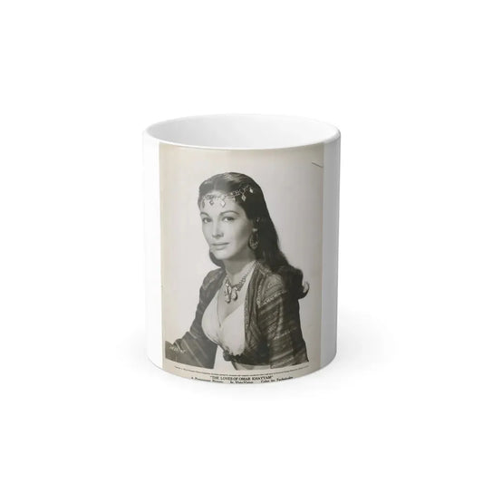 Joan Taylor #23 (Vintage Female Icon) Color Changing Coffee Mug 11oz - Go Mug Yourself