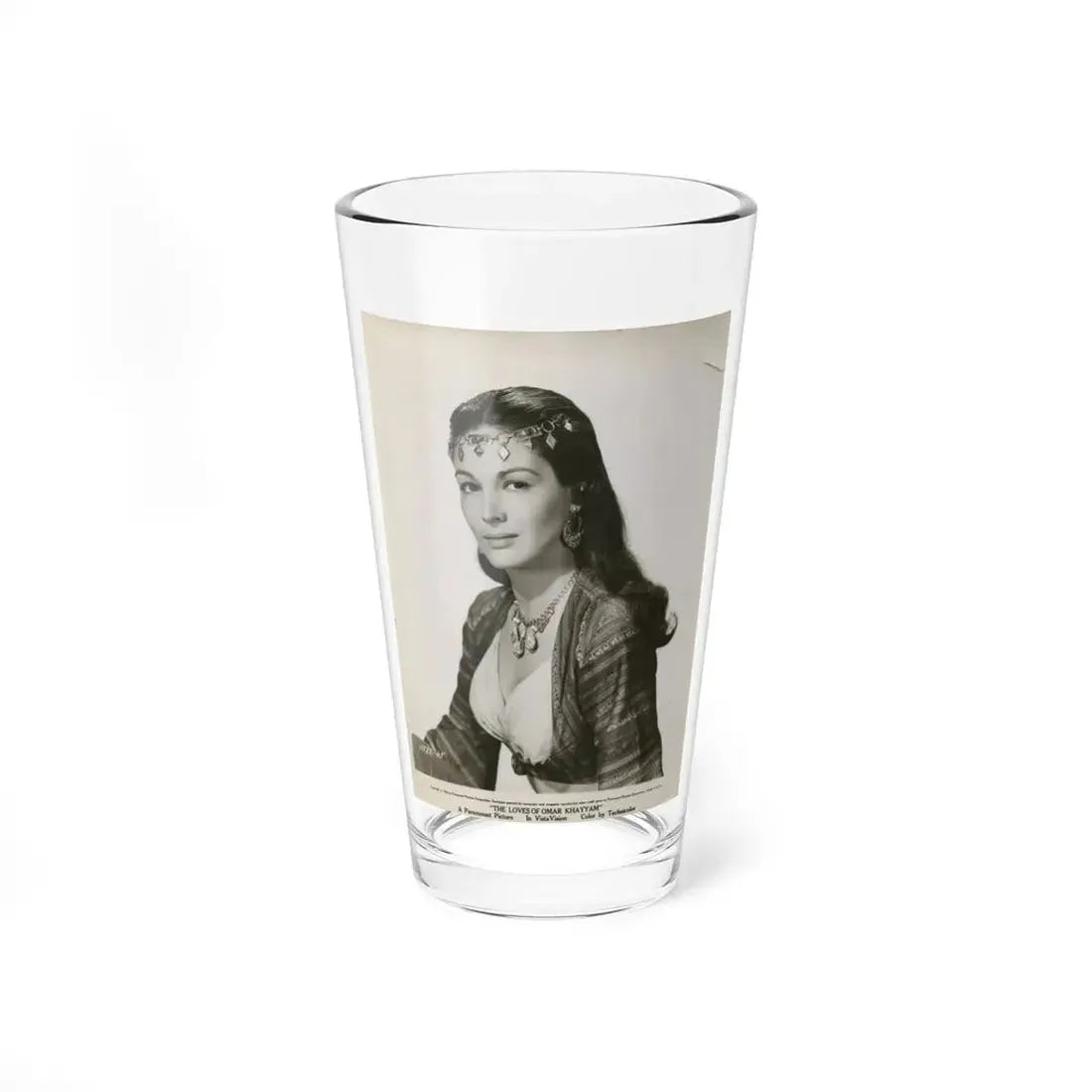 Joan Taylor #23 (Vintage Female Icon) Pint Glass 16oz 16oz - Go Mug Yourself