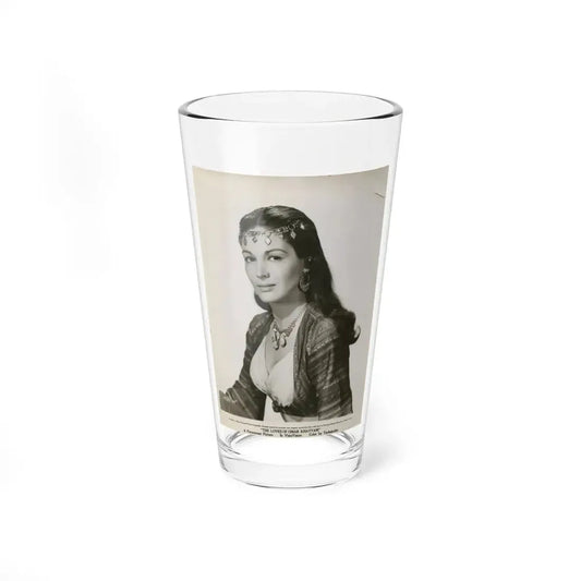 Joan Taylor #23 (Vintage Female Icon) Pint Glass 16oz 16oz - Go Mug Yourself