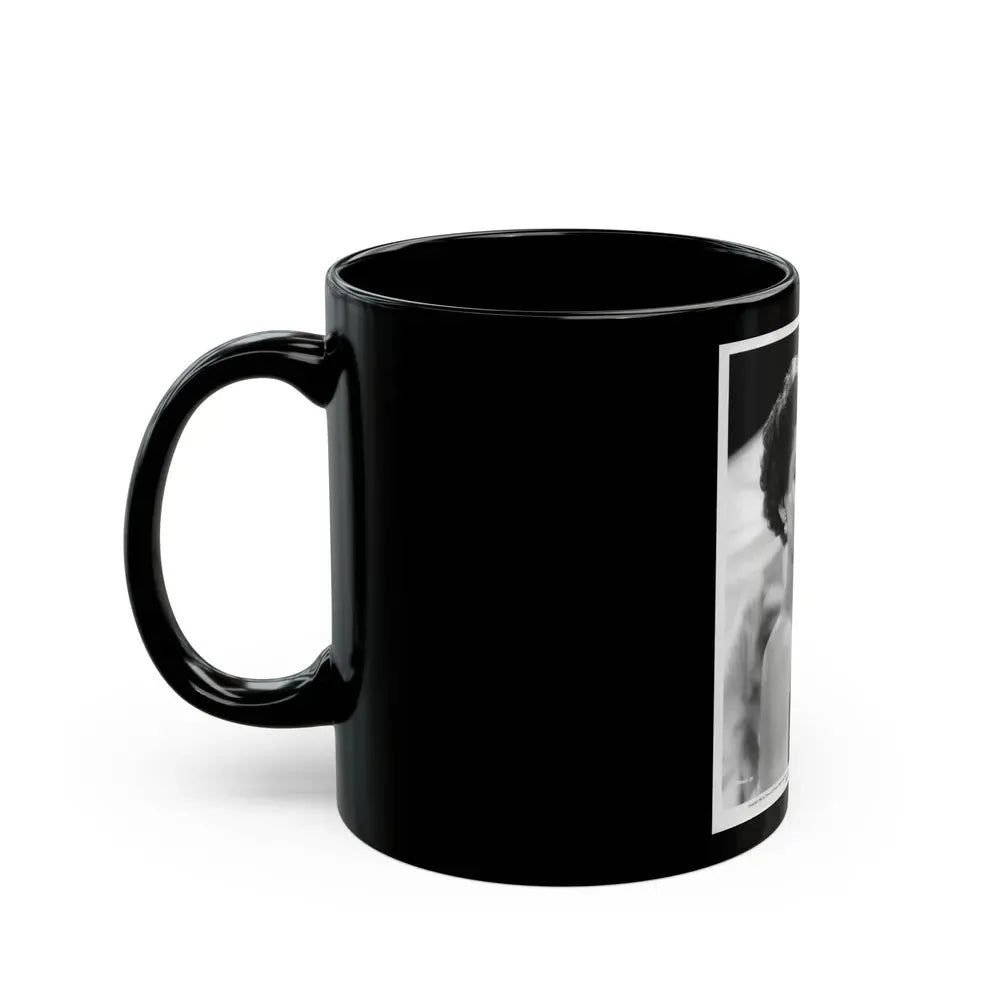 Joan Taylor #24 (Vintage Female Icon) Black Coffee Mug - Go Mug Yourself